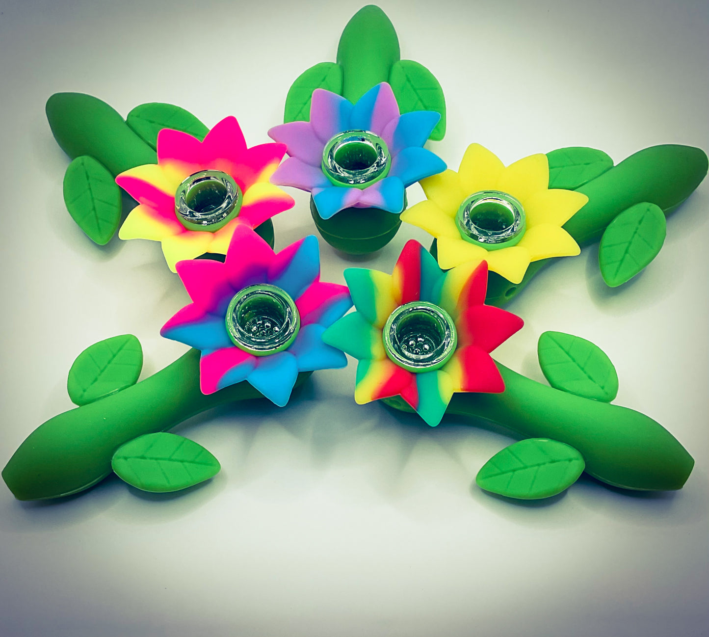 Flower Power Silicone Smoking Piece