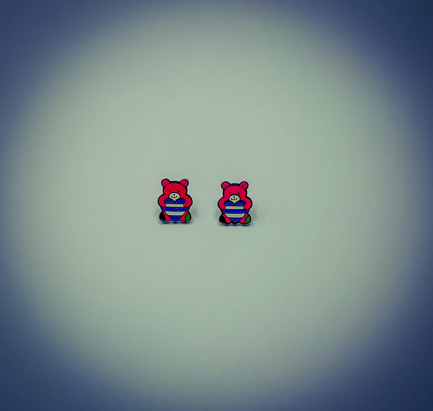 Whimsical Stainless Steel & Enamel Post Back Earrings – 4 Fun Designs