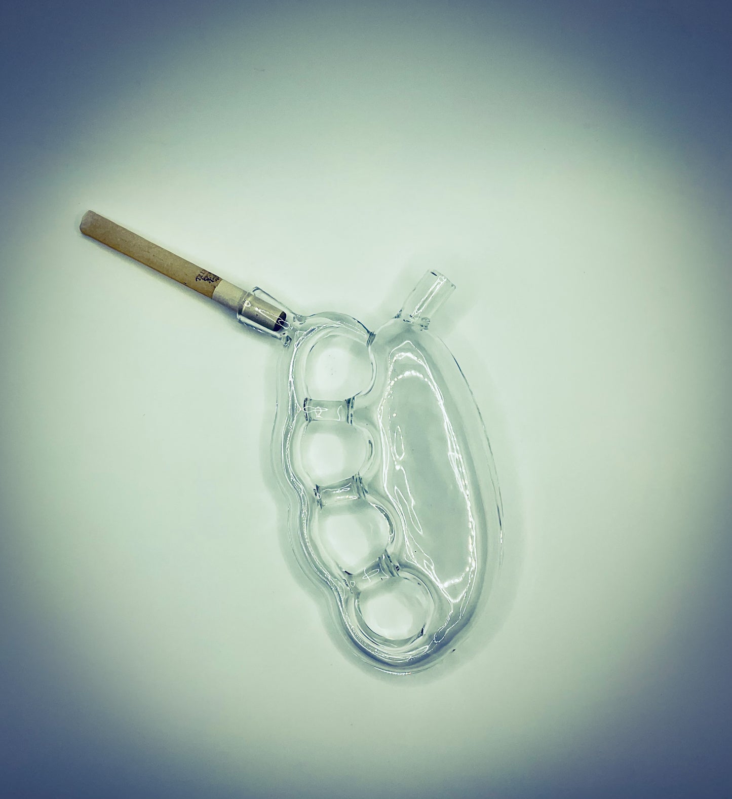 Glass Knuckles Smoking Piece