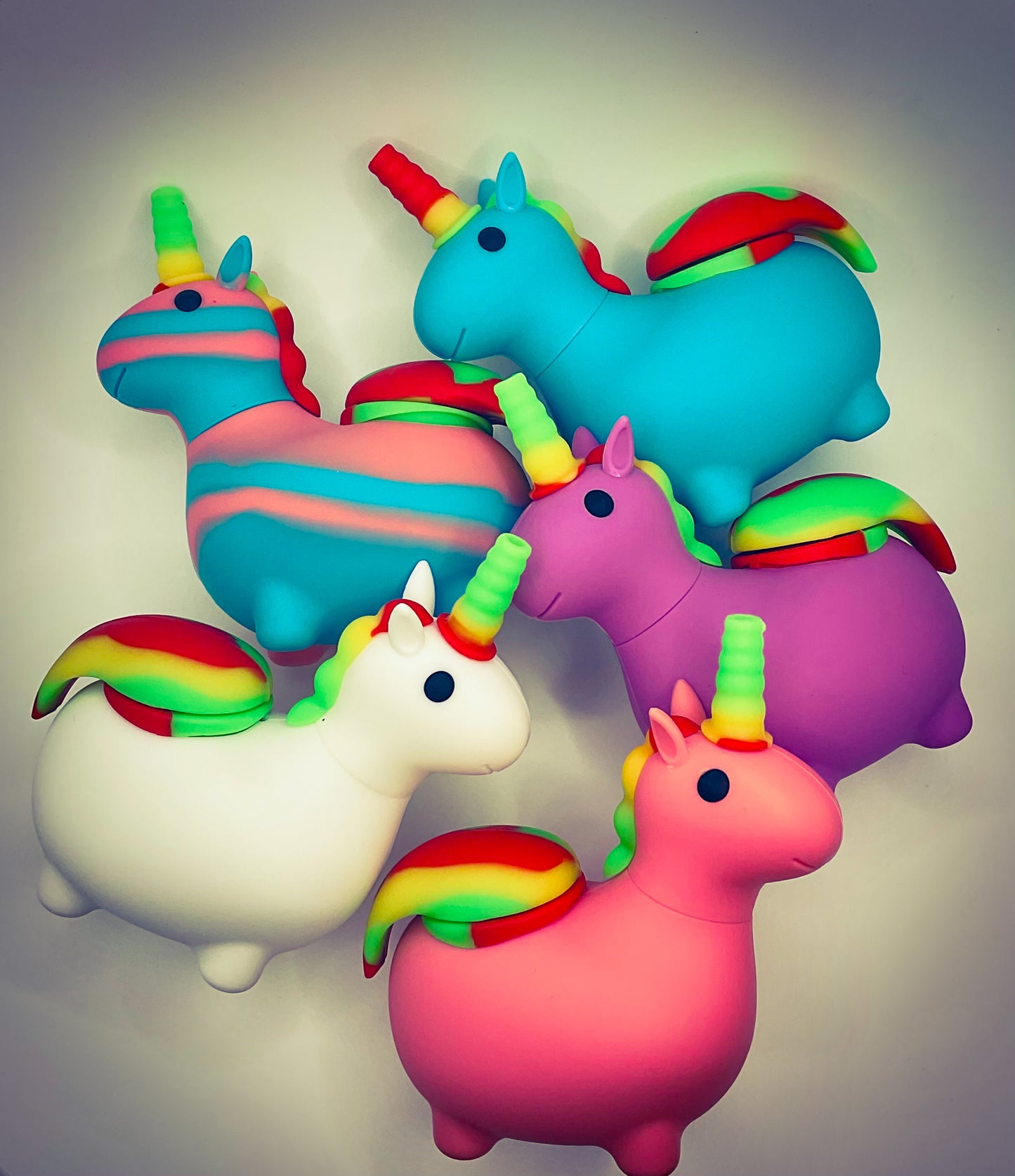 Hot Silicone Unicorn Smoking Piece