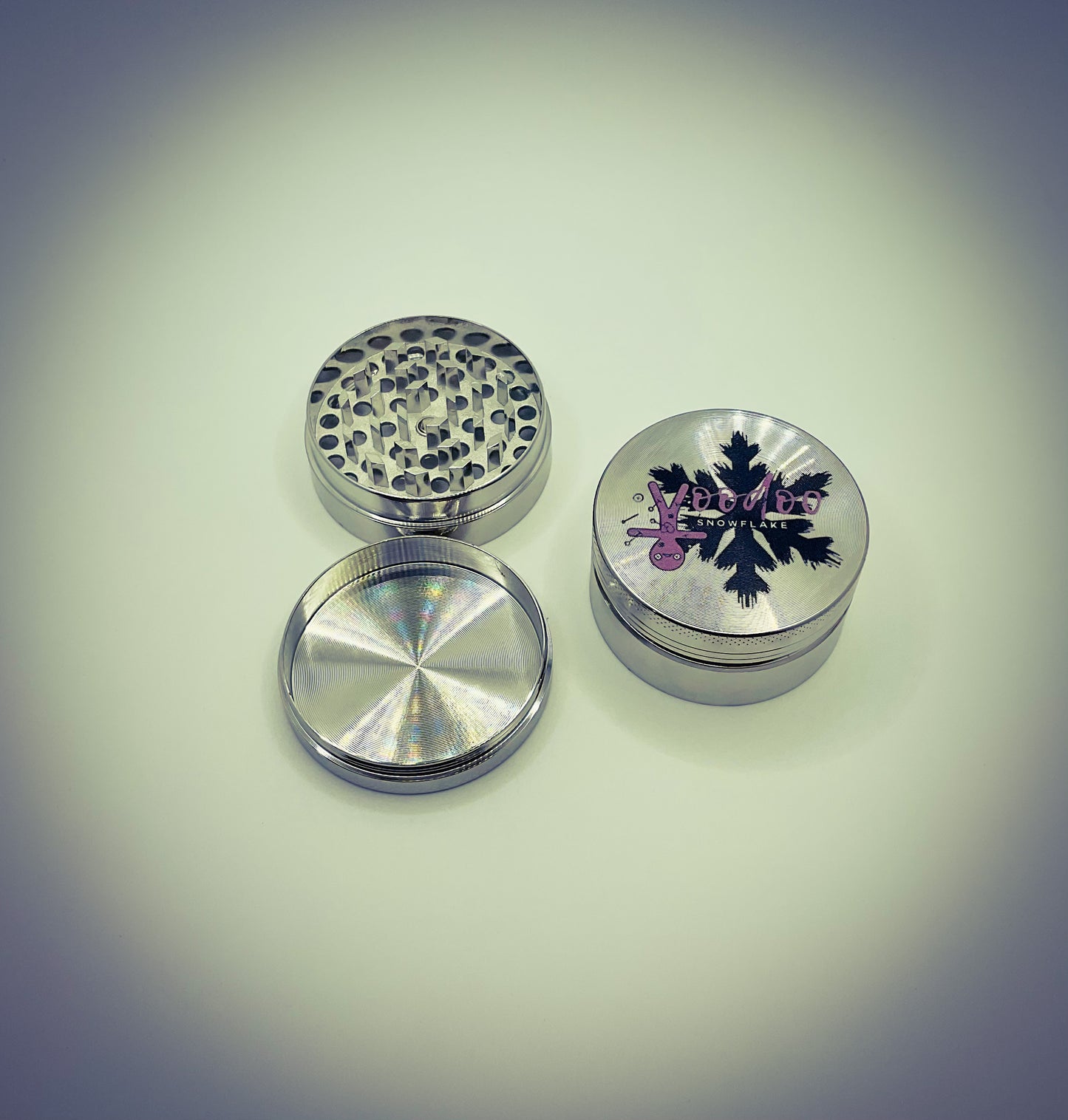 Signature Voodoo Snowflake Metal Herbal Spice Grinder