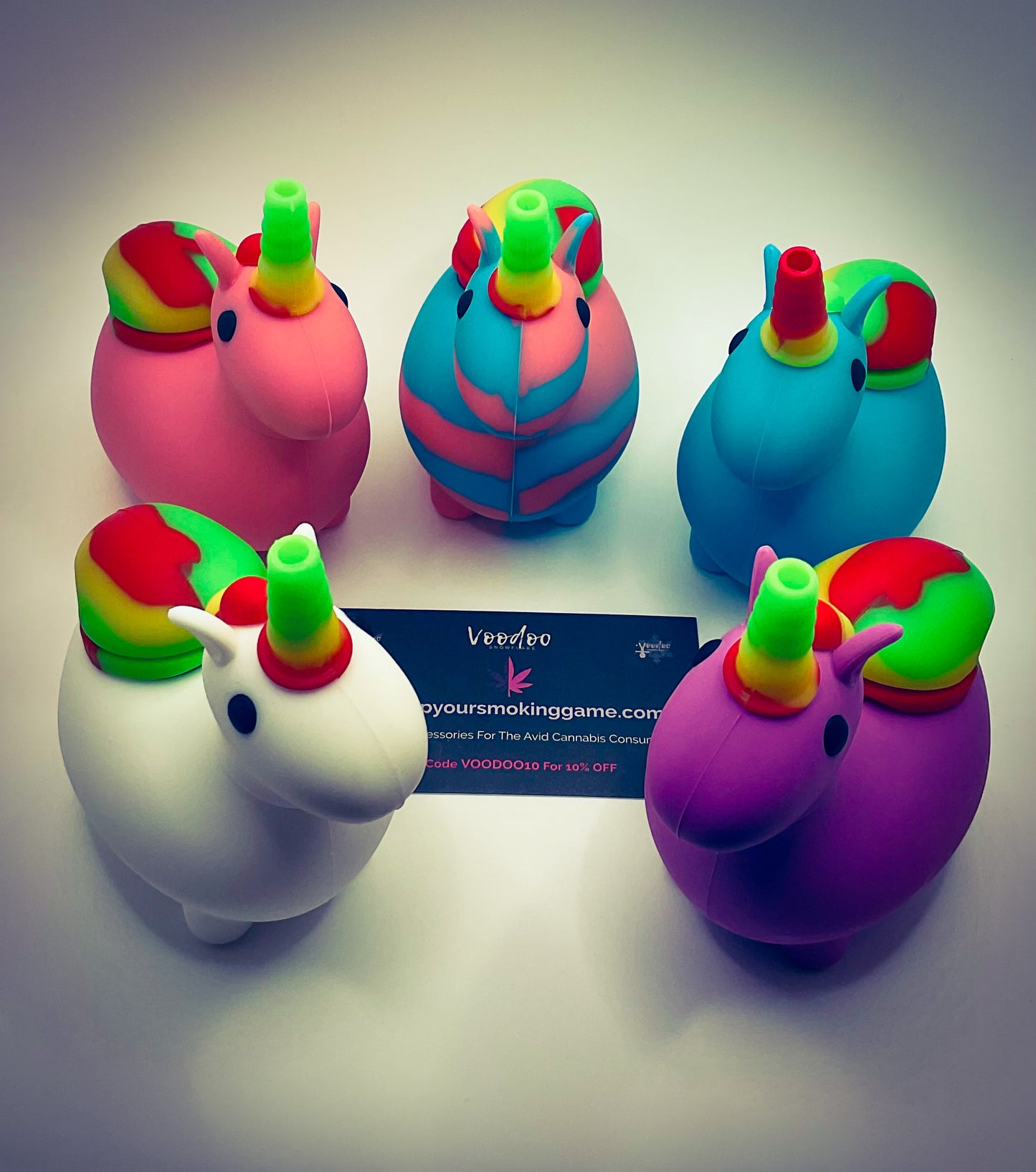 Hot Silicone Unicorn Smoking Piece