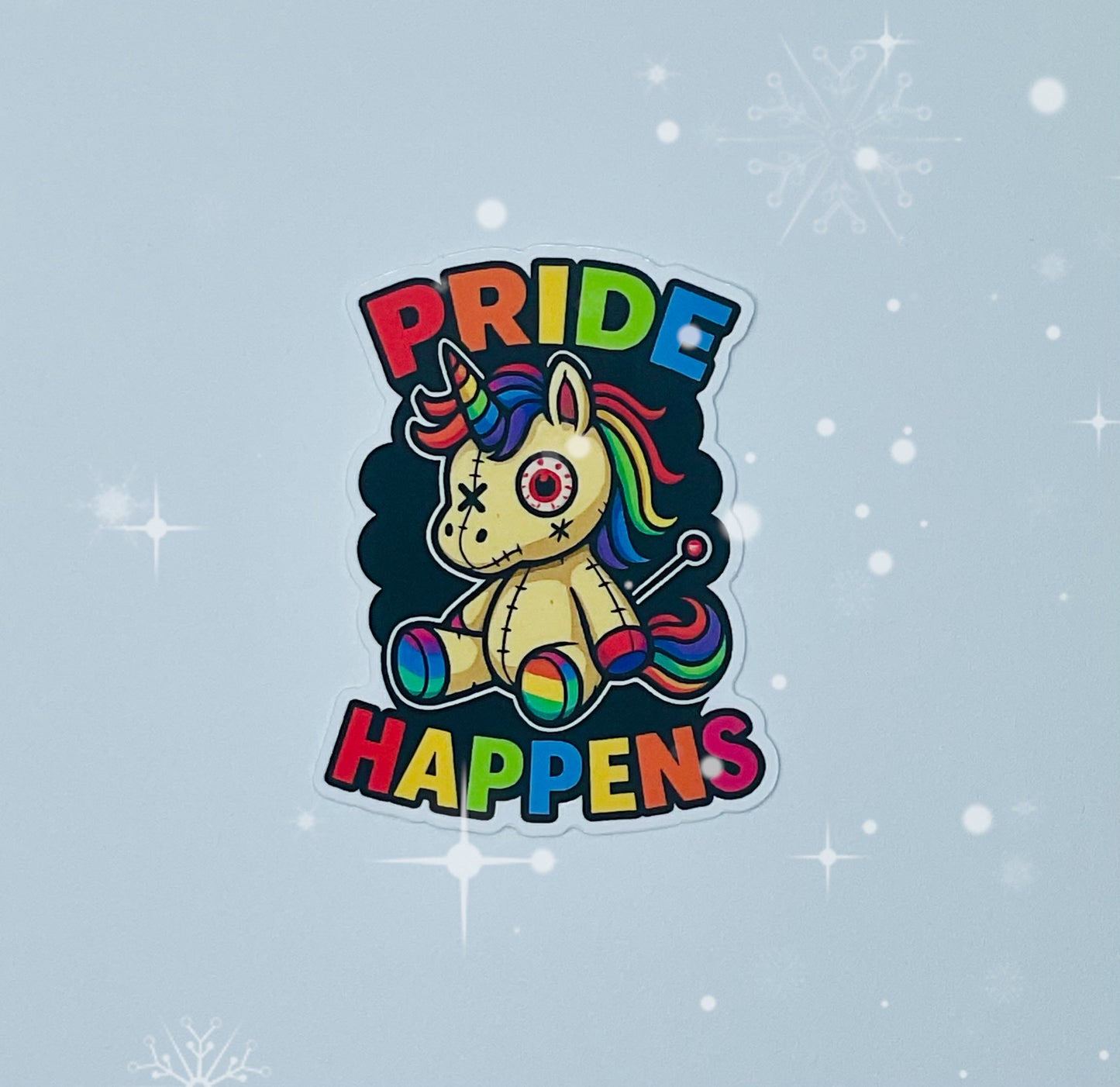 Happens Sticker 3-Pack - Stoned, Chill, Pride Happens - Voodoo Doll Vinyl Stickers