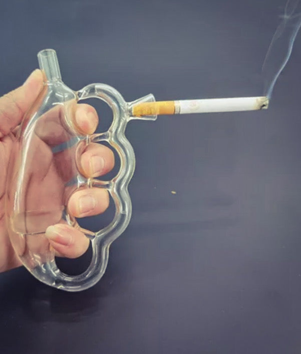 Glass Knuckles Smoking Piece