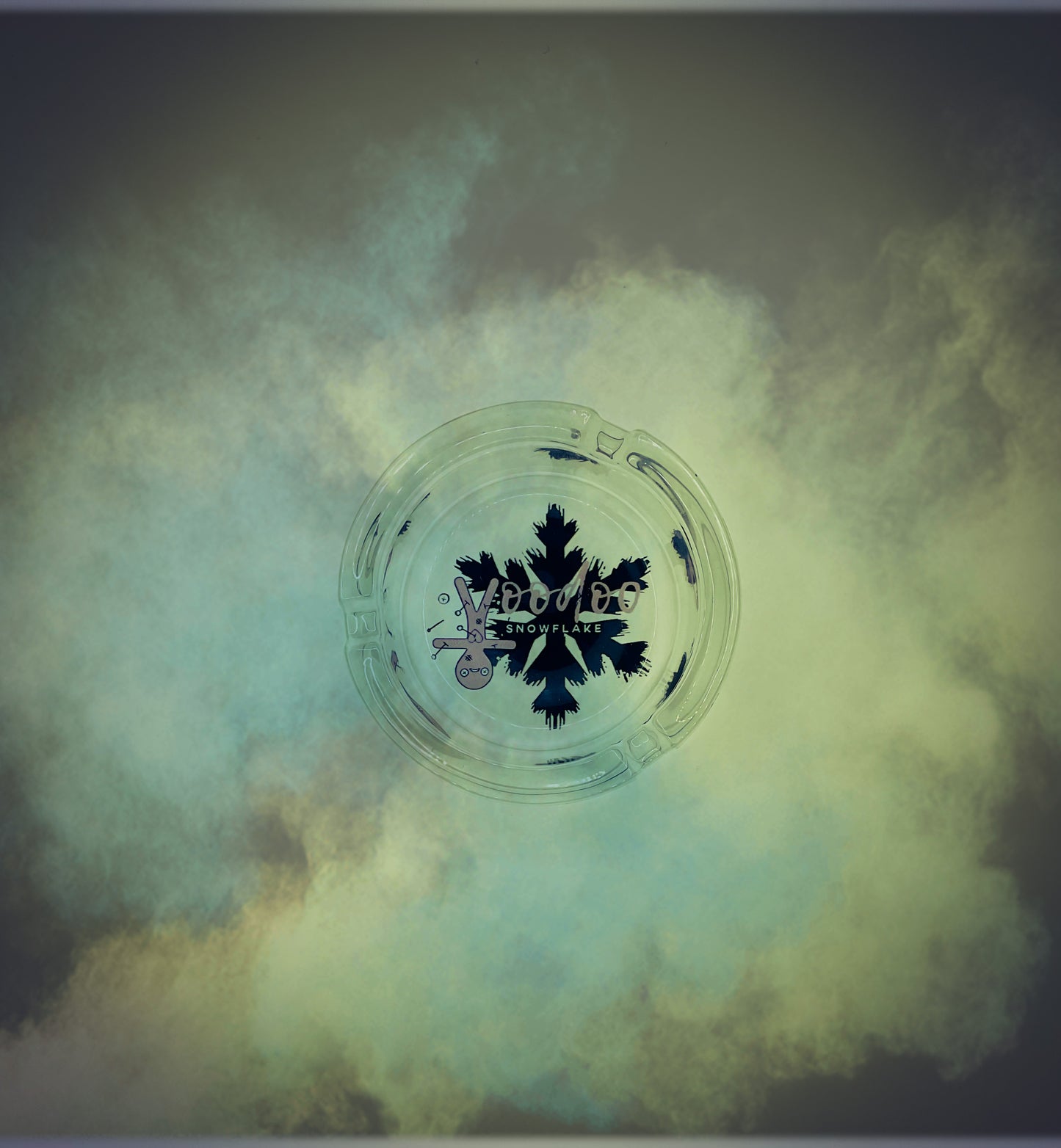 Signature Voodoo Snowflake Glass Ashtray