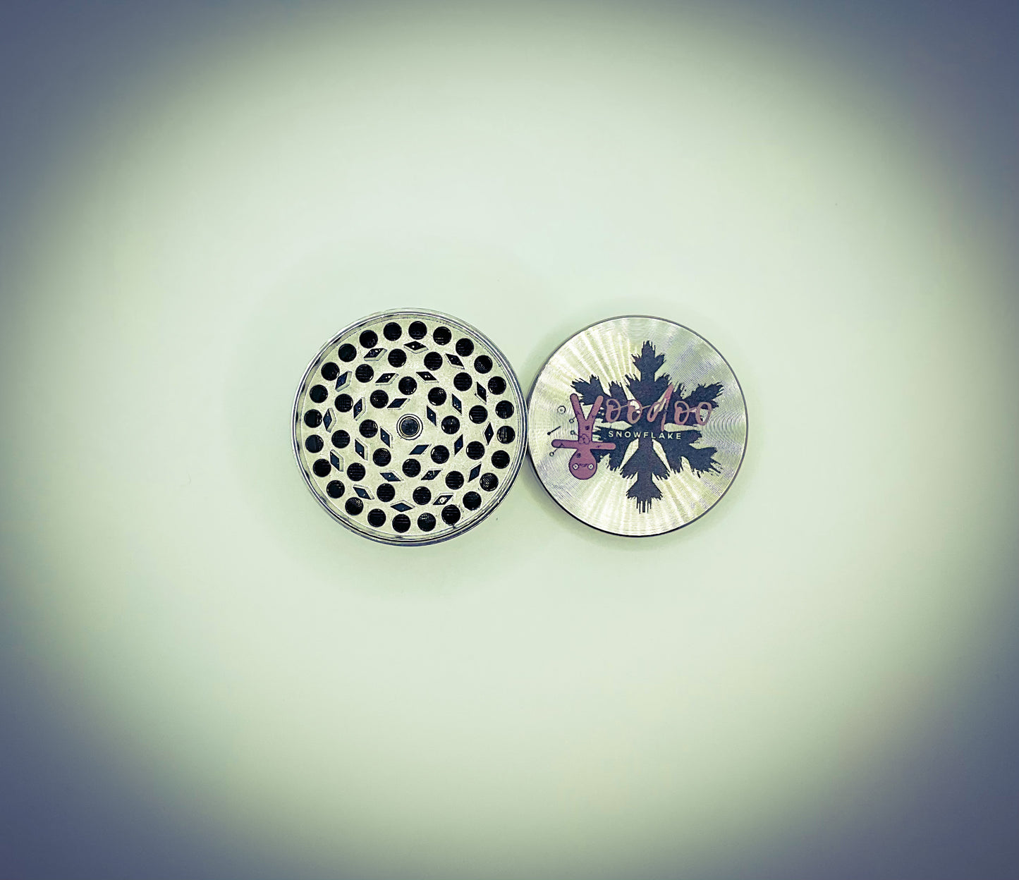 Signature Voodoo Snowflake Metal Herbal Spice Grinder