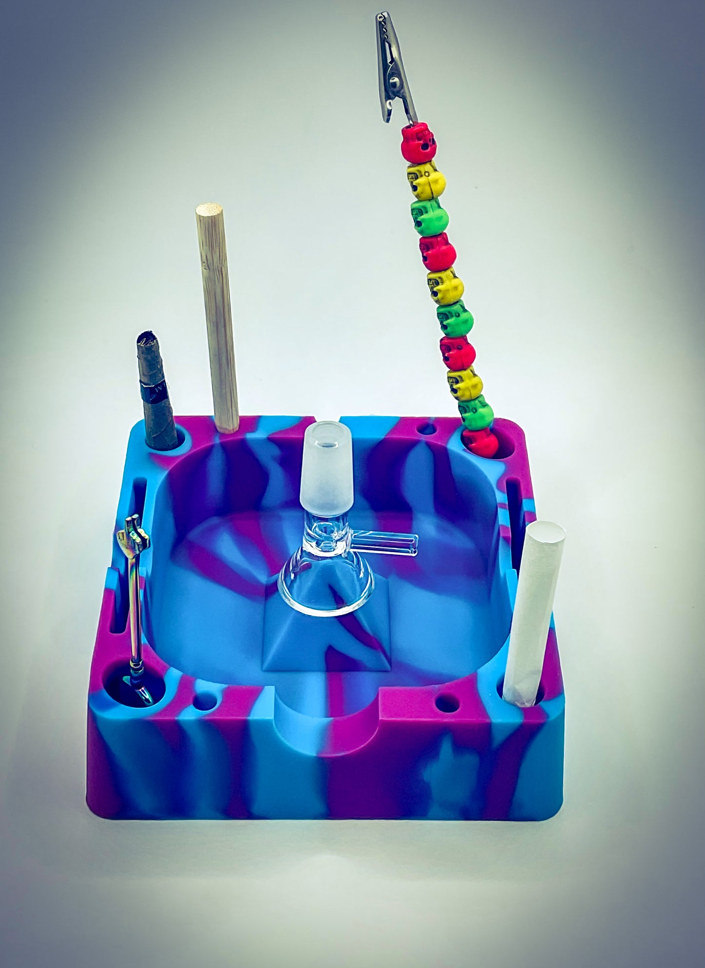 Silicone Tie Dyed Ashtray