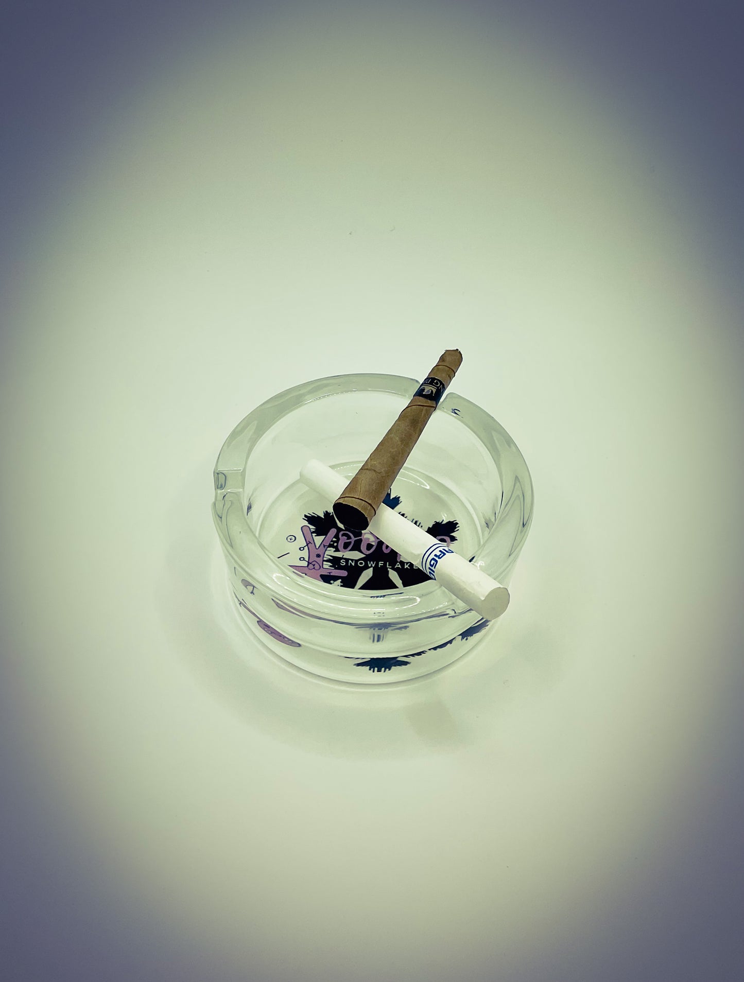 Signature Voodoo Snowflake Glass Ashtray
