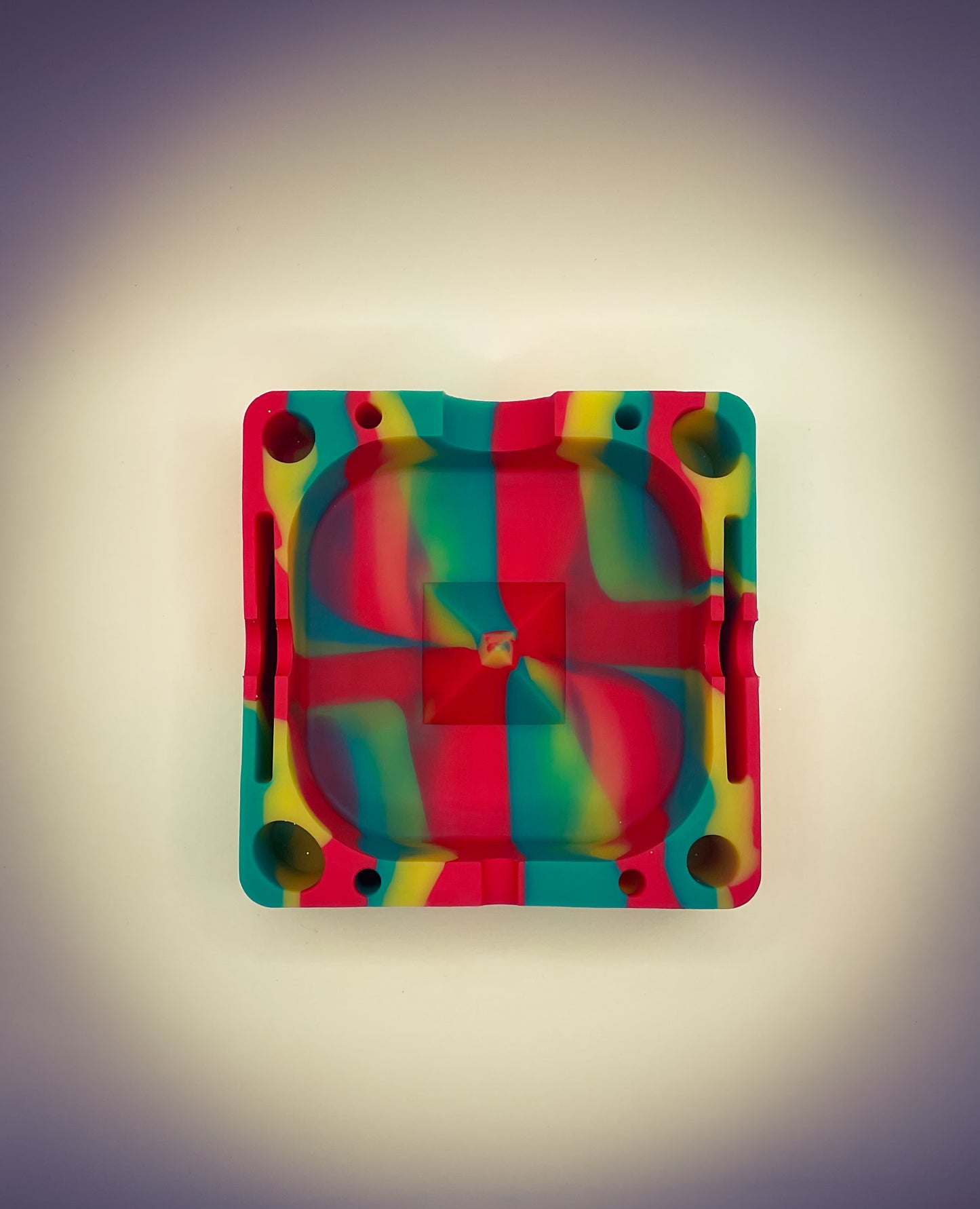 Silicone Tie Dyed Ashtray