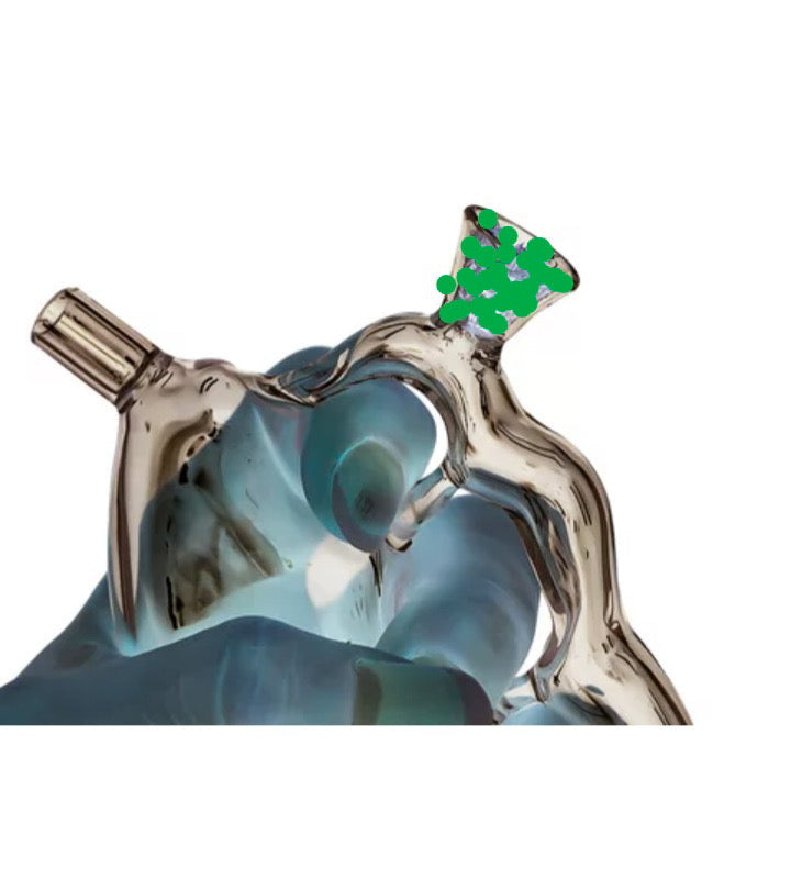 Glass Knuckles Smoking Piece