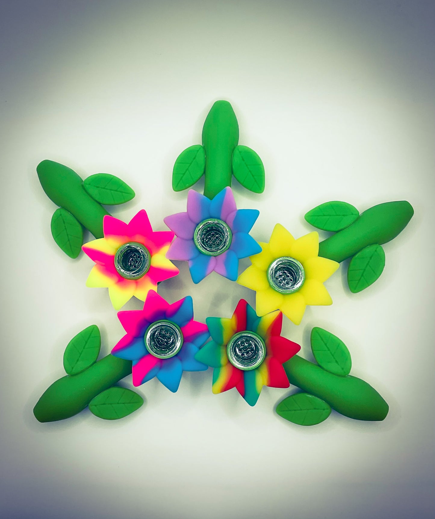 Flower Power Silicone Smoking Piece