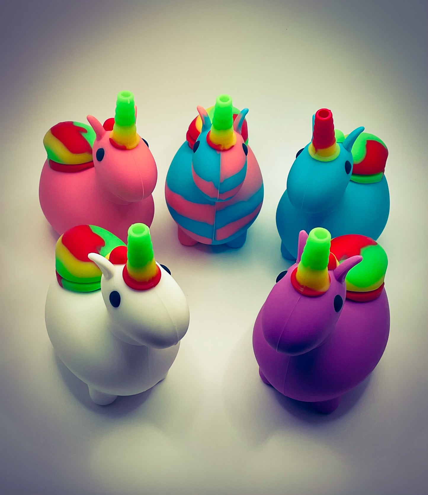 Hot Silicone Unicorn Smoking Piece